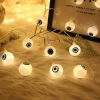 Halloween Horror Atmosphere Night Light Simulating Human Eyes Warm 1.5m 10 LED Garland String Lights Bar Home Party Decor