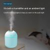 250ML Mini White Ultrasonic Air Humidifier Romantic Light USB Essential Oil Diffuser Car Purifier Aroma Anion Mist Maker With LE