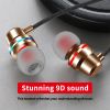 3.5mm Wired Headphones for Android Ios Xiaomi Portable Stereo Music in-Ear Sports Earphone with Mic Handsfree Call Phone