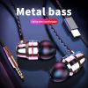 3.5mm Wired Headphones for Android Ios Xiaomi Portable Stereo Music in-Ear Sports Earphone with Mic Handsfree Call Phone