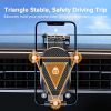 QOOVI Car Phone Holder Cell Phone Stand Smartphone Mount Gravity No Magnetic Support For iPhone 13 12 11 X Xiaomi Samsung Huawei