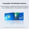 Type C Hub 5 IN 1 Multi Splitter Adapter With TF SD Reader Slot For Macbook Pro 13 15 Air PC Computer Accessories