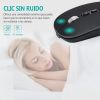 Slim Rechargeable Wireless Mouse 2.4GHz Quiet Mouse M103 With 3 DPI Adjustable For Laptop/PC/Macbook