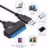 USB 3.0 SATA 3 Cable Sata to USB 3.0 Adapter Up to 6 Gbps Support for 2.5 Inch External SSD HDD Hard Drive 22 Pin Sata III Cable