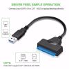 USB 3.0 SATA 3 Cable Sata to USB 3.0 Adapter Up to 6 Gbps Support for 2.5 Inch External SSD HDD Hard Drive 22 Pin Sata III Cable