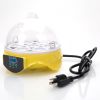 7-Egg Mini Practical Poultry Electric Incubator (US Standard) Yellow