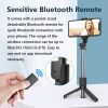 Portable Mini Selfie Stick Foldable Tripod Phone Stand Holder Support Wireless Bluetooth Remote Control Shutter for iOS Android