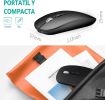Slim Rechargeable Wireless Mouse 2.4GHz Quiet Mouse M103 With 3 DPI Adjustable For Laptop/PC/Macbook