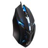 K2 Mouse USB Wired Photoelectric LED Luminous with Aggravate Block Game Competitive Computer Office Lol Mobile Game Mouse