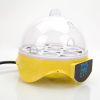 7-Egg Mini Practical Poultry Electric Incubator (US Standard) Yellow