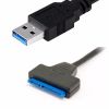 USB 3.0 SATA 3 Cable Sata to USB 3.0 Adapter Up to 6 Gbps Support for 2.5 Inch External SSD HDD Hard Drive 22 Pin Sata III Cable