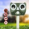 1pc SJZ-119 Eco-friendly Outdoor Waterproof Patent Solar Energy Animal Repellent Ultrasonic Monkey Bird Repellent Dog Repeller
