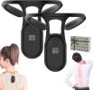 UIJKMN Portable Soothing Body Shaping Neck Instrument; Neck Acupoints Massager Device for Pain Relief (Black-1)