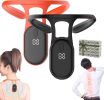 UIJKMN Portable Soothing Body Shaping Neck Instrument; Neck Acupoints Massager Device for Pain Relief (Black-1)