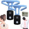 UIJKMN Portable Soothing Body Shaping Neck Instrument; Neck Acupoints Massager Device for Pain Relief (Black-1)
