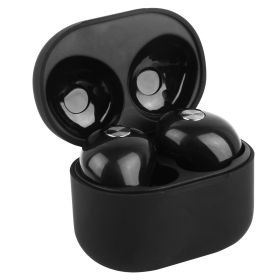 TWS True Wireless V4.2 Earbuds IPX4 In-ear stereo Earphone Hands-free Deep Bass Earpiece (Color: Black)