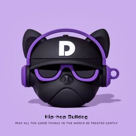 Case for Airpods 3 Case Airpods pro 2 1 Soft Silicone Wireless Bluetooth Earphone Protective Cover (Color: dog purple)