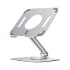 Adjustable Aluminum Alloy Tablet/Laptop Cooling Bracket Stand; Desk Riser; 360 Rotation Multi-Angle/Height For Computer Accessories