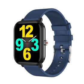 Smart bracelet MX09 calls to remind heart rate; blood pressure; blood oxygen; temperature; sleep monitoring; smart sports watch (Colour: blue)