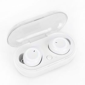 Y50 Bluetooth Headset TWS2 Bluetooth Headset Mini Portable with Wireless Bluetooth Headset 5.0 Touch Touch (Colour: White color box packaging)