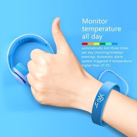 body temperature detector smart watch (Color: PURPLE)