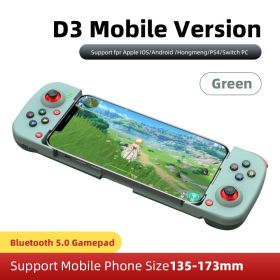 Wireless Gamepad Bluetooth-compatible Type-C Gaming Controller Portable Joystick Gamepads For PS4 IOS Android /switch PC (Color: GREEN)