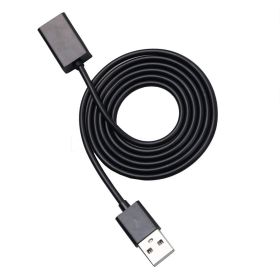 kebidu 100cm USB 2.0 A Male to Female Extension Data Extender Charge Extra Cable 50CM for iphone Samsung Note4 S6 Edge Laptop (Color: Black)