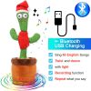 Dancing Cactus Toy Repeat What You Said 60/120 Songs Bluetooth Cactus Twisting The Body With Music Plant Kids Plush Stuffed Toys