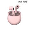 Air Pro 6 TWS Wireless Headphones with Mic Fone Bluetooth Earphones Sport Earbuds Pro6 J6 Headset for Apple iPhone Xiaomi Huawei