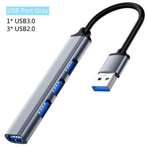 Aluminum alloy splitter multi-function one drag four hubs hub expander high-speed computer multi interface dock