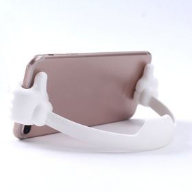 Hand Modeling Phone Stand Bracket Holder Wholesale Mobile Phone Holder Mount For Cell Phone Tablets Universal Desk Holder (Color: White)