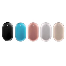 Warm And Cozy Portable Hand Warmer And Power Bank (Color: GOLD)