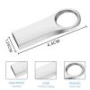 Mini Metal USB Flash Drives 64GB Silver Ring Pen Drive Memory Stick High Speed Storage Devices Black Pendrive Creative Gifts
