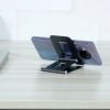 Desktop Phone Stand Adjustable Foldable Tablet Holder Cradle Dock Fit For 4-10in Devices