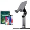 Three Sections Foldable Desk Mobile Phone Holder For iPhone iPad Tablet Flexible Table Desktop Adjustable Cell Smartphone Stand