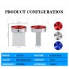 Mini Metal Button USB Flash Drives 64GB Blue Fashion Memory Stick Red External Storage Creative Gift Pen Drive Silver Pendrive
