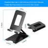 Desktop Phone Stand Adjustable Foldable Tablet Holder Cradle Dock Fit For 4-10in Devices