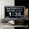 10inch LCD Day Clock/Black