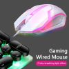 Limei S1 E-Sports LED Luminous Backlit Wired Mouse USB Wired For Desktop Laptop Mute Office Computer Gaming Mouse