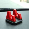 1pc Universal Car Phone Holder Stand; 360 Rotation Adhesive Silicone Car Bracket Car Mount For Cell Phones