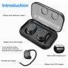TWS Wireless 5.0 Earbuds IPX4 Touch In-Ear Stereo Earphone Noise Canceling Earpieces 32.8 ft Transmission Range