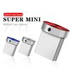 Mini Metal Button USB Flash Drives 64GB Blue Fashion Memory Stick Red External Storage Creative Gift Pen Drive Silver Pendrive
