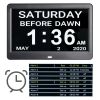 10inch LCD Day Clock/Black