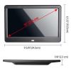 10inch LCD Day Clock/Black
