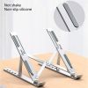 Laptop Stand For Desk; Adjustable Aluminum Laptop Holder; Foldable Computer Stand Anti-Slip Laptop Riser Compatible With 7-15.6 Inch Laptops-VOPH041