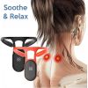 UIJKMN Portable Soothing Body Shaping Neck Instrument; Neck Acupoints Massager Device for Pain Relief (Black-1)