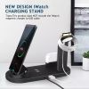 5-In-1 Wireless Charger Station Type-C Fast Charging Stand For IPhone 14 13 12 11 Pro Max; Desk Chargers For Watch Airpods